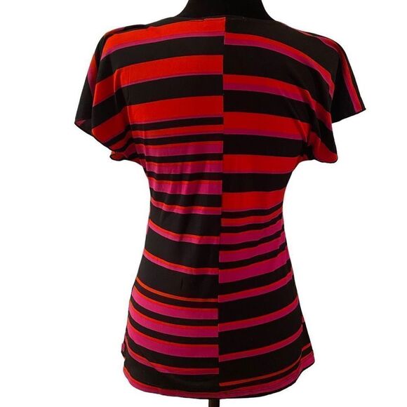 Vintage Suzie black and red striped top - Picture 4 of 10